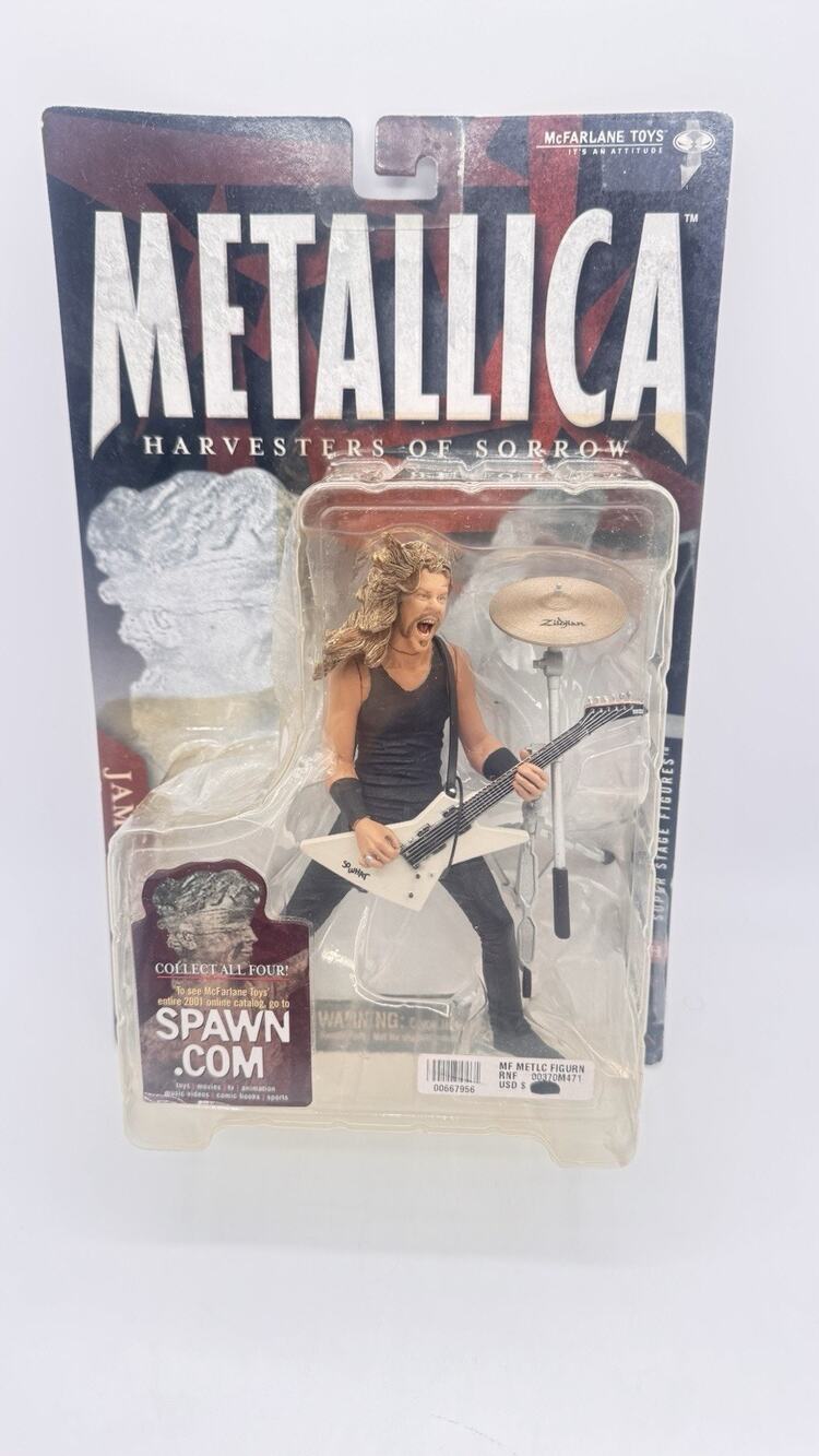 2001 McFarlane Toys Metallica Harvesters of Sorrow James Hetfield Figure New
